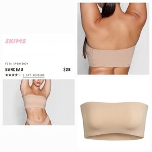 SKIMS NWT SIZE XS Shade: Mica Style: Bandeau Fits Everybody